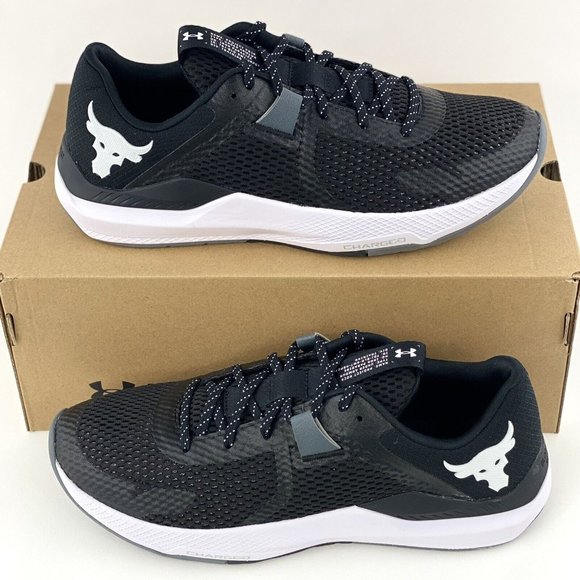 NEW Project Rock BSR 2 Black White Men's Sneakers Shoes Training - Picture 1 of 12